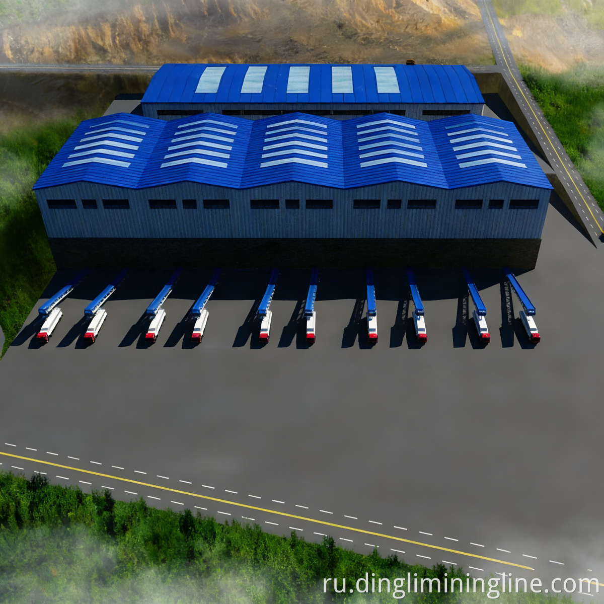 Stone Crushing & Shaping Integrated Line